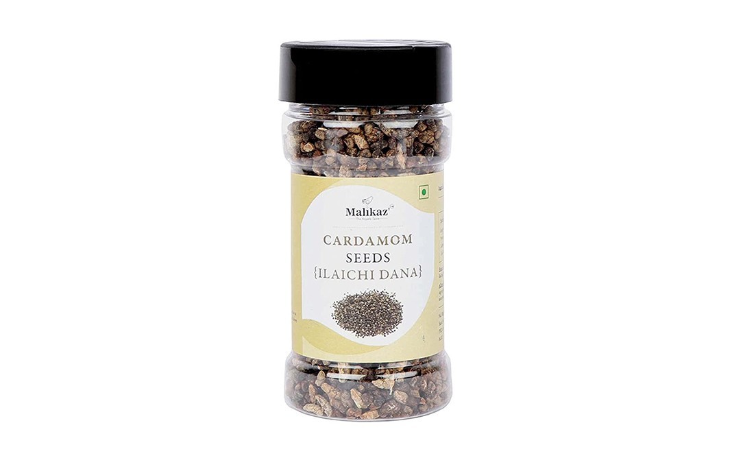 Malikaz' Cardamom Seeds (Ilaichi Dana)    Plastic Bottle  100 grams